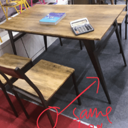 Table Set with 4 Chairs