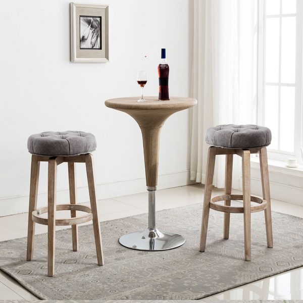 Backless Swivel Stool