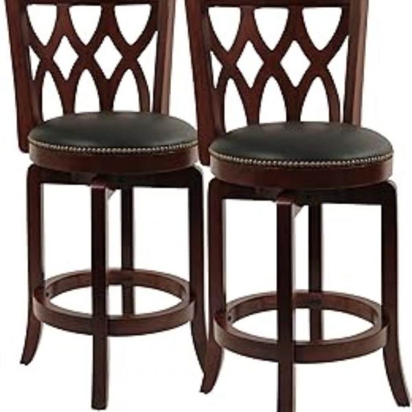 Cathedral Swivel Stool – Set of 2